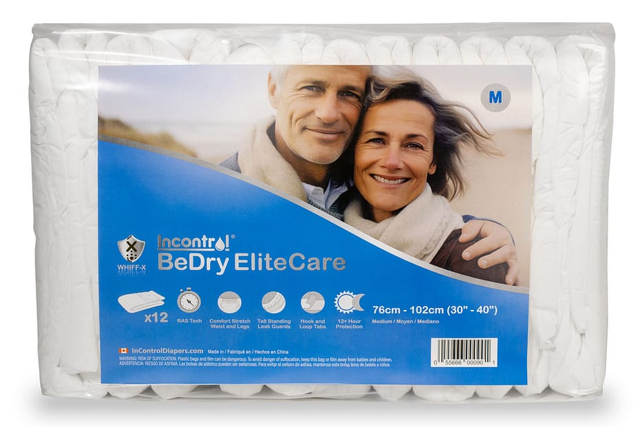 InControl BeDry EliteCare Premium Incontinence Briefs
