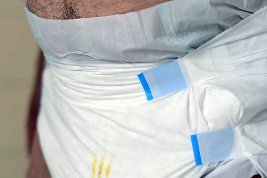 Man in diaper