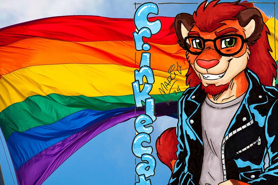 Crinkle Cat celebrates Pride Month